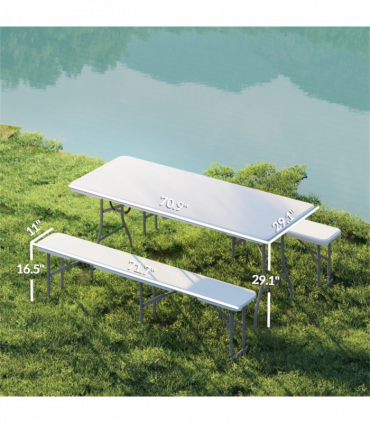 Picnic Table Set ( Amazon Shipping)(Prohibited by WalMart)