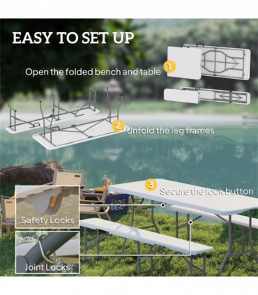 Picnic Table Set ( Amazon Shipping)(Prohibited by WalMart)