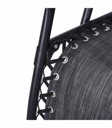 3PC Zero Gravity Chairs Sun Lounger Table Set Cup Holders - Light Grey Outsunny