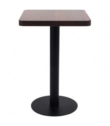 Bistro Table Dark Brown 50x50 cm MDF