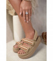 Double Crochet Strap Crochet Chunky Sandals