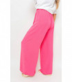 Drawstring Gathered Waist Wide Leg Trouser