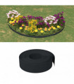 Garden Edgings 4 pcs Black 10 m 15 cm Polyethylene