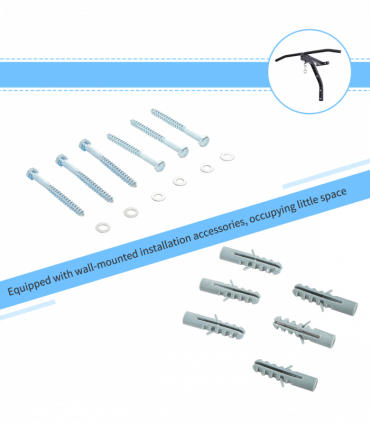 Heavy Punch Bag Hanger Wall Mount Chain Swivel Bracket Bar Steel, Black HOMCOM