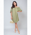 Knot Cuff Off Shoulder Mini Dress