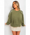 Long Sleeve Knitted Jumper With Tassel Detail