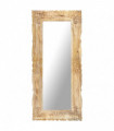 Mirror 110x50 cm Solid Mango Wood