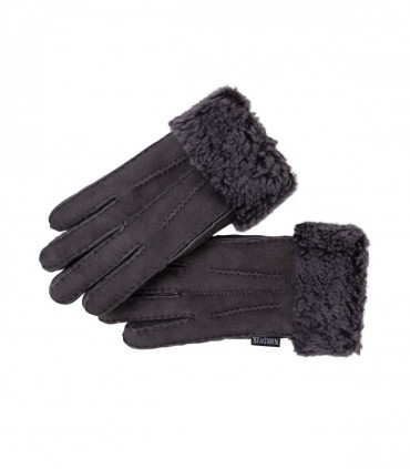 Nordvek Womens Sheepskin Gloves With Fur Cuff - 301-100
