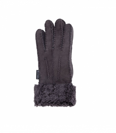 Nordvek Womens Sheepskin Gloves With Fur Cuff - 301-100