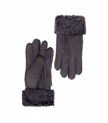 Nordvek Womens Sheepskin Gloves With Fur Cuff - 301-100