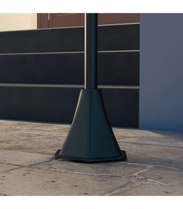 Outsunny LED Outdoor Solar Post Lights, Waterproof IP44, Cool White, 2 Pack