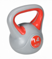 SPORTNOW 14kg Kettle Bell with Handle for Home Gym, Red and Grey