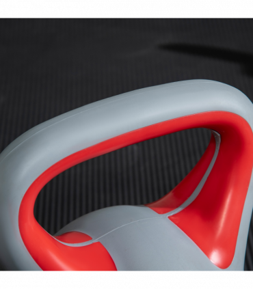 SPORTNOW 14kg Kettle Bell with Handle for Home Gym, Red and Grey