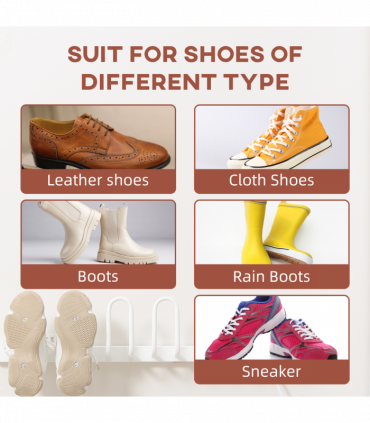 Wall Mounted Electric Shoe Dryer Shoe Warmers for Boots 3 Pairs White HOMCOM