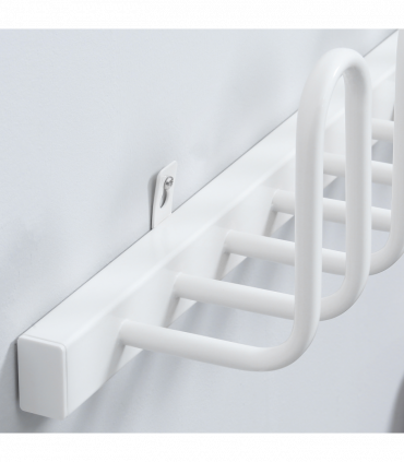 Wall Mounted Electric Shoe Dryer Shoe Warmers for Boots 3 Pairs White HOMCOM