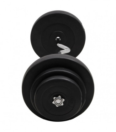 vidaXL Curl Barbell with Plates 60 kg