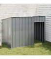 vidaXL Dog House with Roof Anthracite 153x91x110 cm Galvanised Steel