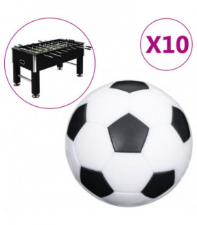 vidaXL Football Table Balls 10 pcs 32 mm ABS