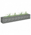 vidaXL Gabion Raised Bed Galvanised Steel 180x30x30 cm
