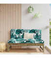 vidaXL Garden Middle Sofa 120x80 cm Impregnated Wood Pine