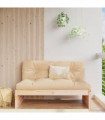 vidaXL Garden Middle Sofa 120x80 cm Solid Wood Pine