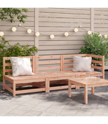 vidaXL Garden Sofa 3-Seater Solid Wood Douglas