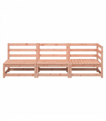 vidaXL Garden Sofa 3-Seater Solid Wood Douglas