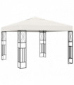 vidaXL Gazebo 3x3 m Cream Fabric