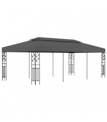 vidaXL Gazebo 3x6 m Anthracite