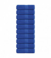 vidaXL Guest Towels 10 pcs Blue 30x50 cm 360 gsm 100% Cotton