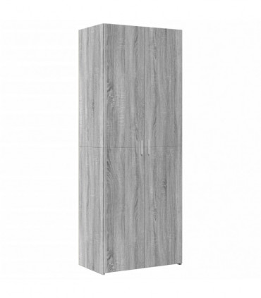 vidaXL Highboard Grey Sonoma 70x42.5x185 cm Engineered Wood