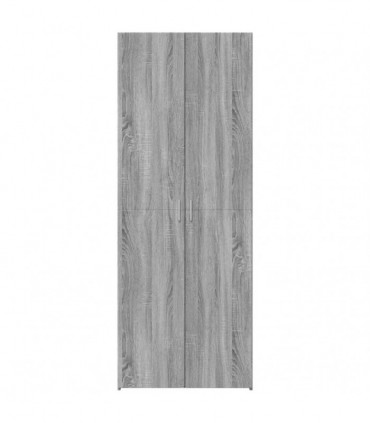 vidaXL Highboard Grey Sonoma 70x42.5x185 cm Engineered Wood