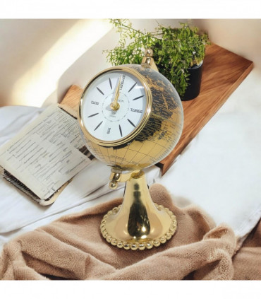 TABLE CLOCK GLOBE DESIGN