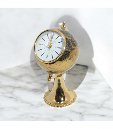 TABLE CLOCK GLOBE DESIGN