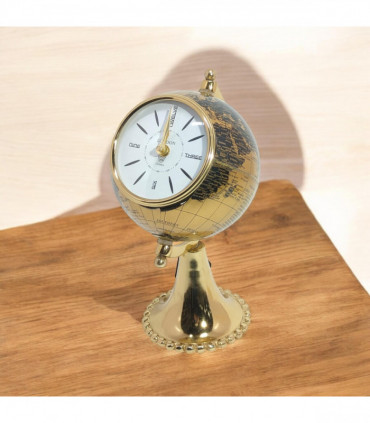TABLE CLOCK GLOBE DESIGN