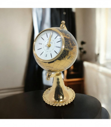 TABLE CLOCK GLOBE DESIGN
