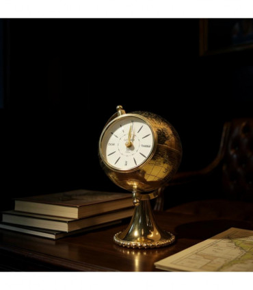 TABLE CLOCK GLOBE DESIGN