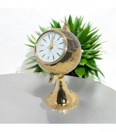 TABLE CLOCK GLOBE DESIGN