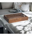 40CM RECLAIMED SQUARE WOODEN TRAY