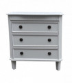 68CM 3 DRAWER CHEST OF DRAWERS