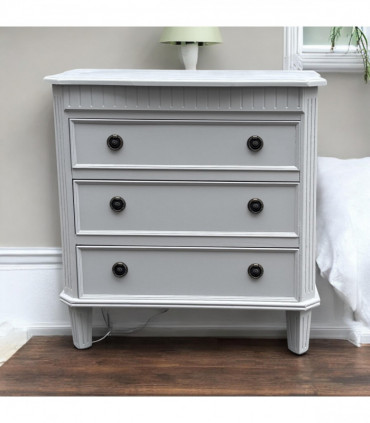 68CM 3 DRAWER CHEST OF DRAWERS