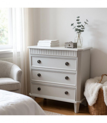 68CM 3 DRAWER CHEST OF DRAWERS