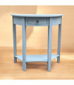 80CM 2 DRAWER SIDE TABLE