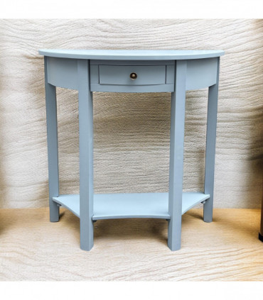80CM 2 DRAWER SIDE TABLE