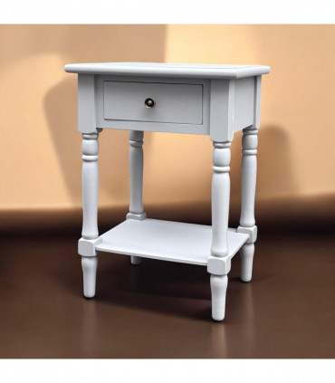 65CM 1 DRAWER SIDE TABLE