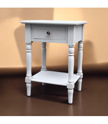 65CM 1 DRAWER SIDE TABLE