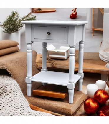 65CM 1 DRAWER SIDE TABLE