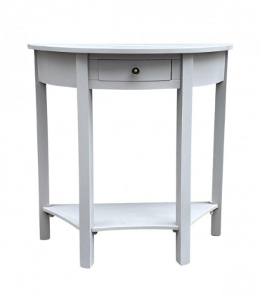 80CM 2 DRAWER SIDE TABLE