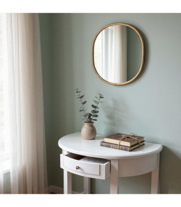 80CM 2 DRAWER SIDE TABLE