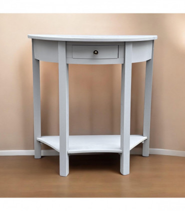 80CM 2 DRAWER SIDE TABLE